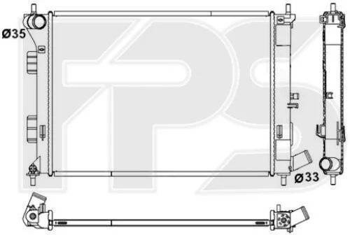 <strong>Радіатор охолодження FPS FP 32 A906 (фото 1)</strong>