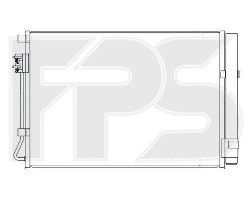 <strong>Конденсатор кондиціонера FPS FP 32 K269 (фото 1)</strong>