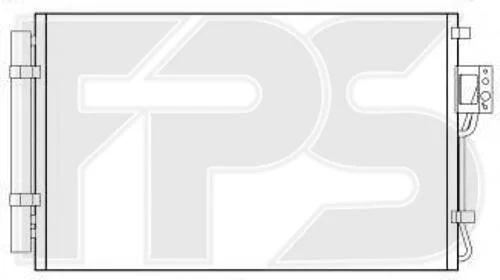 <strong>Конденсатор кондиціонера FPS FP 32 K598 (фото 1)</strong>