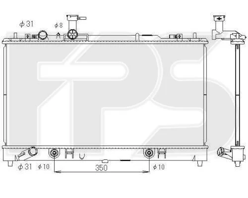 <strong>Радіатор охолодження FPS FP 44 A1381 (фото 1)</strong>