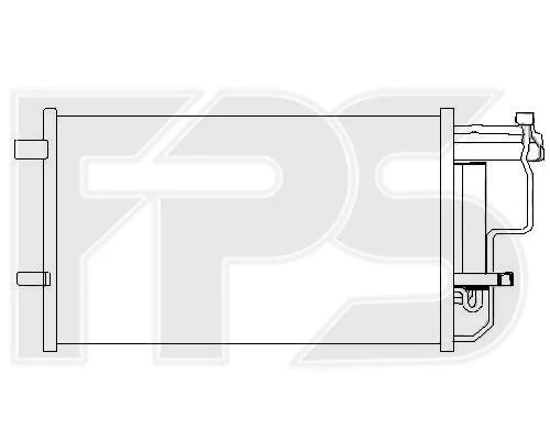 <strong>Конденсатор кондиціонера FPS FP 44 K224 (фото 1)</strong>