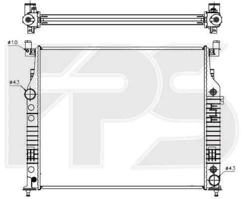 <strong>Радіатор охолодження FPS FP 46 A51 (фото 1)</strong>