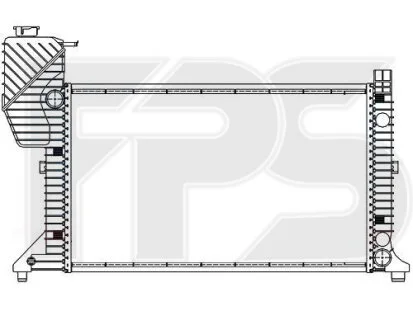 Радіатор охолодження для Mercedes FPS FP 46 A793 фото товару