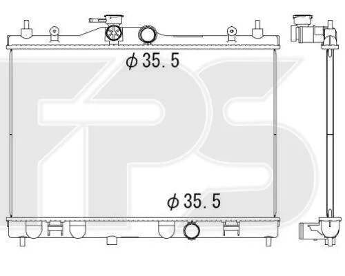<strong>Радіатор охолодження FPS FP 50 A840 (фото 1)</strong>