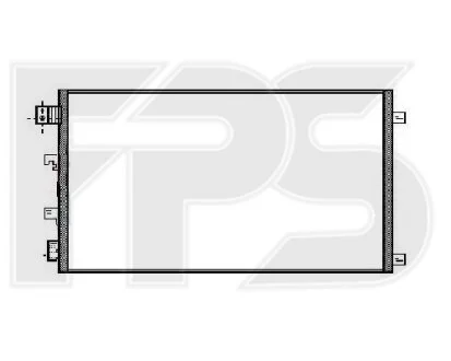 Конденсатор кондиціонера для Nissan FPS FP 50 K422 фото товару