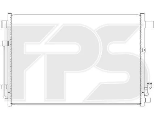 <strong>Конденсатор кондиціонера FPS FP 50 K488 (фото 1)</strong>