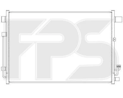 Конденсатор кондиціонера для Nissan FPS FP 50 K488 фото товару
