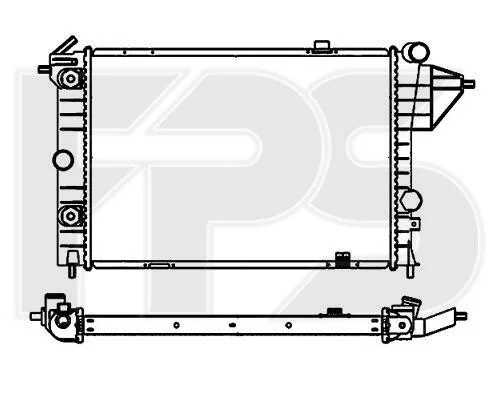 <strong>Радіатор охолодження FPS FP 52 A285 (фото 1)</strong>