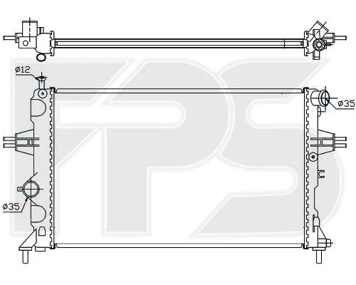 <strong>Радіатор охолодження FPS FP 52 A288 (фото 1)</strong>