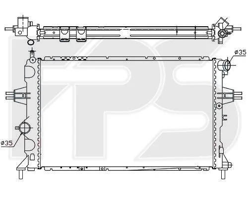 <strong>Радіатор охолодження FPS FP 52 A289 (фото 1)</strong>
