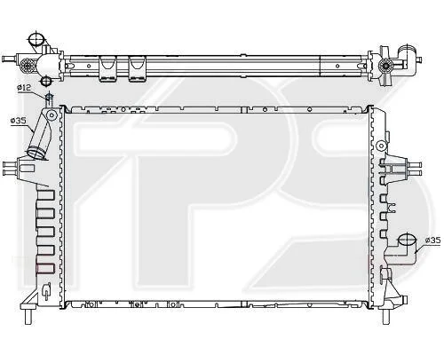 <strong>Радіатор охолодження FPS FP 52 A303 (фото 1)</strong>