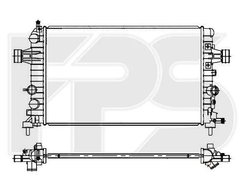 <strong>Радіатор охолодження FPS FP 52 A305 (фото 1)</strong>