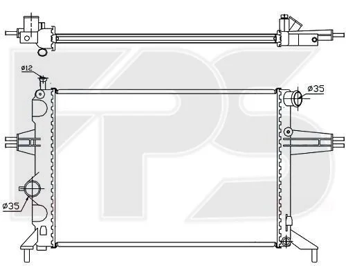 <strong>Радіатор охолодження FPS FP 52 A314 (фото 1)</strong>