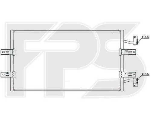 <strong>Конденсатор кондиціонера FPS FP 52 K266 (фото 1)</strong>