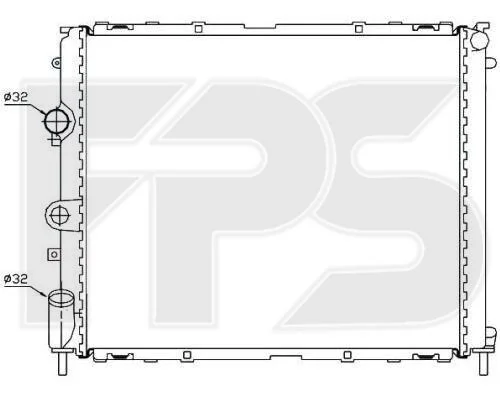 <strong>Радіатор охолодження FPS FP 56 A394 (фото 1)</strong>
