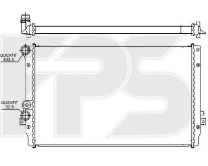Радіатор охолодження для FPS FP 62 A474 фото товару