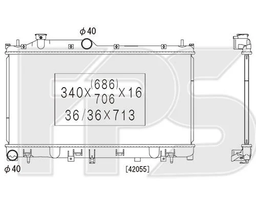<strong>Радіатор охолодження FPS FP 67 A475 (фото 1)</strong>