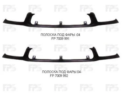 Полоска пластикова для FPS FP 7009 991 фото товару
