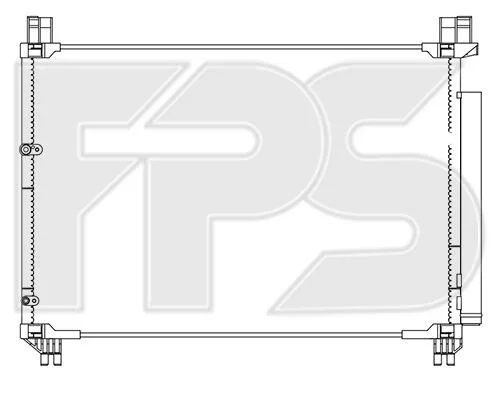 <strong>Конденсатор кондиціонера FPS FP 70 K392 (фото 1)</strong>