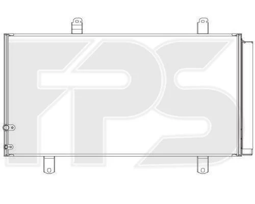<strong>Конденсатор кондиціонера FPS FP 70 K479 (фото 1)</strong>