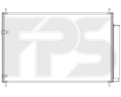 Конденсатор кондиціонера для Toyota FPS FP 70 K481 фото товару