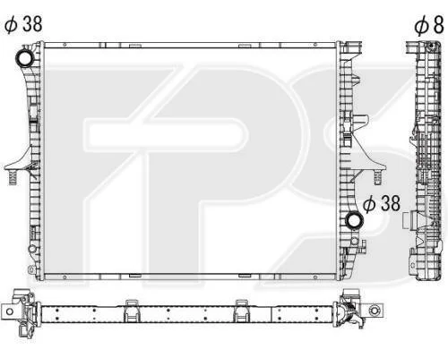 <strong>Радіатор охолодження FPS FP 74 A1207 (фото 1)</strong>