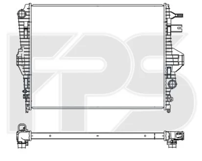 Радіатор охолодження для Volkswagen, Porsche FPS FP 74 A921 фото товару