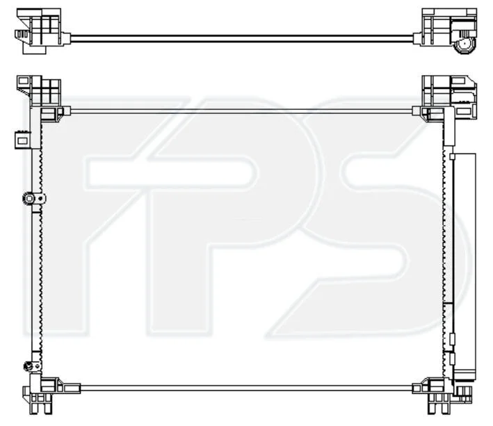 <strong>Конденсатор кондиціонера FPS FP 81 K523 (фото 1)</strong>