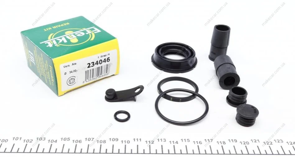 <strong>Ремкомплект гальмівного супорта заднього BMW i3 13-22, X1 F48-49 15-, X2 F39 17-, 2 F22-23 14-, 2 F45 14-, 2 F46 14-; MINI Countryman 17-, Clubman F54 15- FRENKIT 234046 (фото 1)</strong>
