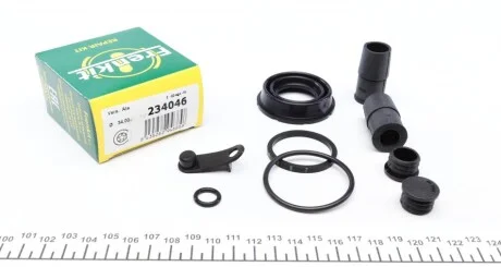 Ремкомплект гальмівного супорта заднього BMW i3 13-22, X1 F48-49 15-, X2 F39 17-, 2 F22-23 14-, 2 F45 14-, 2 F46 14-; MINI Countryman 17-, Clubman F54 15- для FRENKIT 234046 фото товару