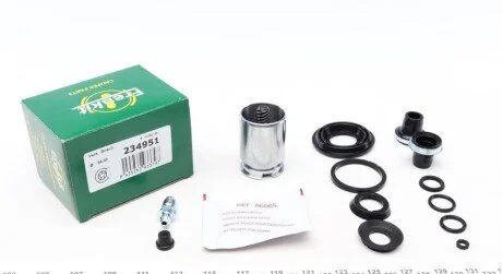 Ремкомплект супорта з поршнем та механізмом для Opel, Vauxhall, Chevrolet FRENKIT 234951 фото товару