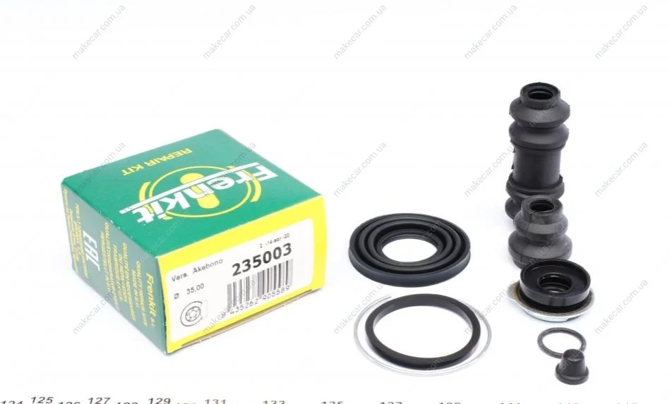 <strong>Ремкомплект гальмівного супорта MITSUBISHI Carisma 95-04 FRENKIT 235003 (фото 1)</strong>