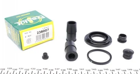 Ремкомплект супорта заднього BMW 3 (E36), 5 (E34) (d=38mm)(Ate)  Frenkit для FRENKIT 238007 фото товару