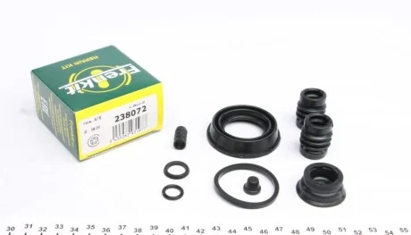 Ремкомплект супорту заднього Chevrolet Cruze/Opel Astra J/Zafira C (d=38mm)(Ate) Frenkit для Opel, Chevrolet, Vauxhall FRENKIT 238072 фото товару