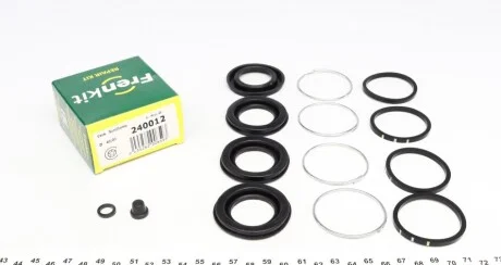 Ремкомплект гальмівного супорта NISSAN 200SX 93-99; SUBARU Impreza 00-07, Impreza 92-01, Legacy 99-03, Outback 99-03 для Nissan, Subaru FRENKIT 240012 фото товару