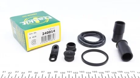 Ремкомплект гальмівного супорта BMW Z4 E85-86 02-08, 7 E32 86-94, 3 E46 99-05, 3 E36 93-99, Z3 95-02; SAAB 9-5 97-09; ROVER 75 99-05 для FRENKIT 240014 фото товару