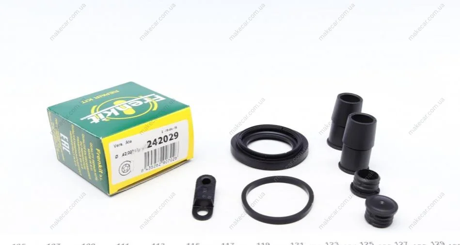 <strong>Ремкомплект супорту заднього BMW X5 (E53) / Land Rover Range Rover 00-12 (d = 42mm) (Ate) Frenkit FRENKIT 242029 (фото 1)</strong>