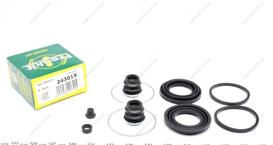 <strong>Ремкомплект гальмівного супорта TOYOTA Camry 01-06 FRENKIT 243019 (фото 1)</strong>