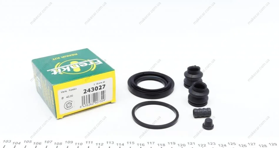<strong>Ремкомплект супорту заднього Kia Sorento I (d=43mm)(Kasko) Frenkit FRENKIT 243027 (фото 1)</strong>