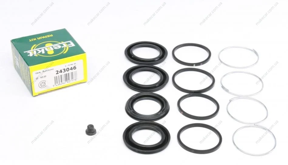 <strong>Ремкомплект гальмівного супорта TOYOTA Land Cruiser 100 98-07; LEXUS LX470 98-07 FRENKIT 243046 (фото 1)</strong>