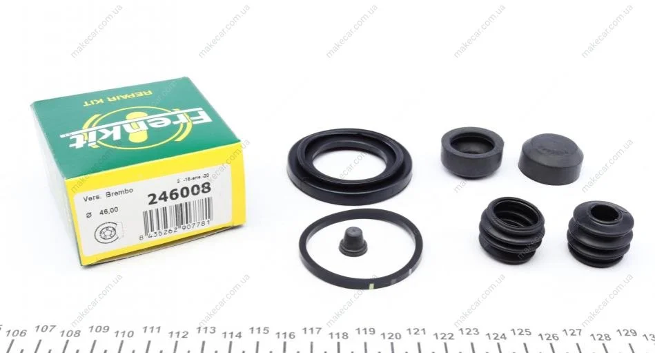 <strong>Ремкомплект суппорта заднего Citroen Jumper/Fiat Ducato/Peugeot Boxer 02- (d=46mm)(Brembo) FRENKIT 246008 (фото 1)</strong>