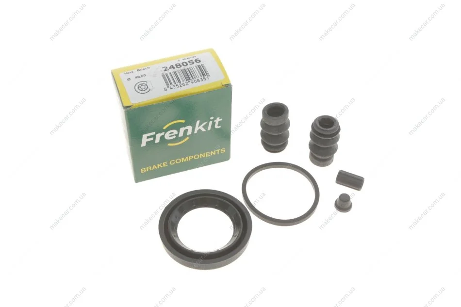 <strong>Ремкомплект гальмівного супорта TOYOTA Aygo 05-14, Aygo 14-21; FIAT Ducato 06-14, Ducato 14-; PEUGEOT Boxer 06-14, Boxer 14-, 206 98-12, 107 05-14, 108 14-21; CITROEN Jumper 06-14, Jumper 14-, C1 14-21, C1 05-14; OPEL Agila 00-07; SUZUKI Ignis 03-08 FRENKIT 248056 (фото 1)</strong>