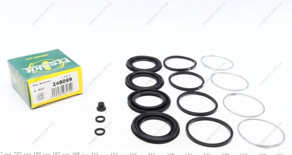 <strong>Ремкомплект суппорта переднего Toyota Land Cruiser 09- (d=48mm)(Sumitomo) FRENKIT 248099 (фото 1)</strong>