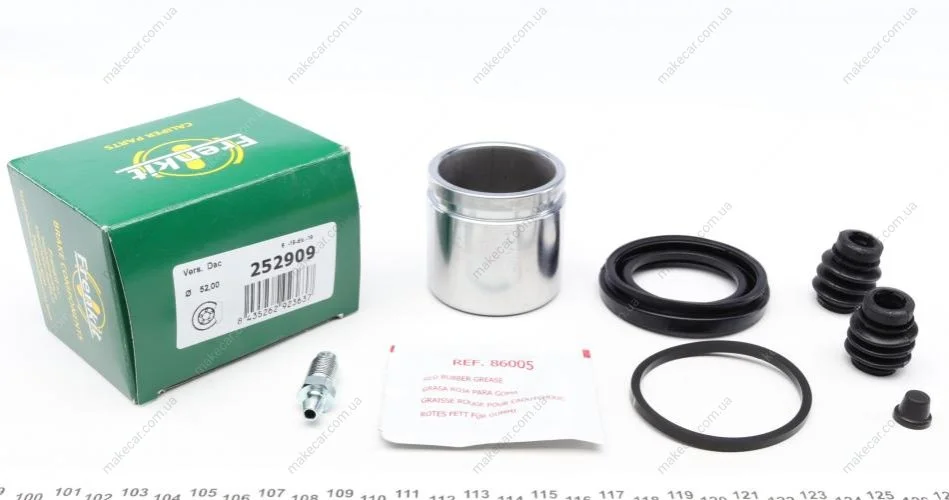 <strong>Ремкомпл. супорта перед Lanos/Sens (52mm) 97- (з поршнем) FRENKIT 252909 (фото 1)</strong>