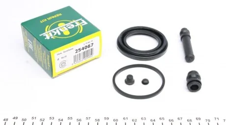 Ремкомплект гальмівного супорта переднього MITSUBISHI Colt 95-02; DAIHATSU Terios 06-09 для FRENKIT 254067 фото товару