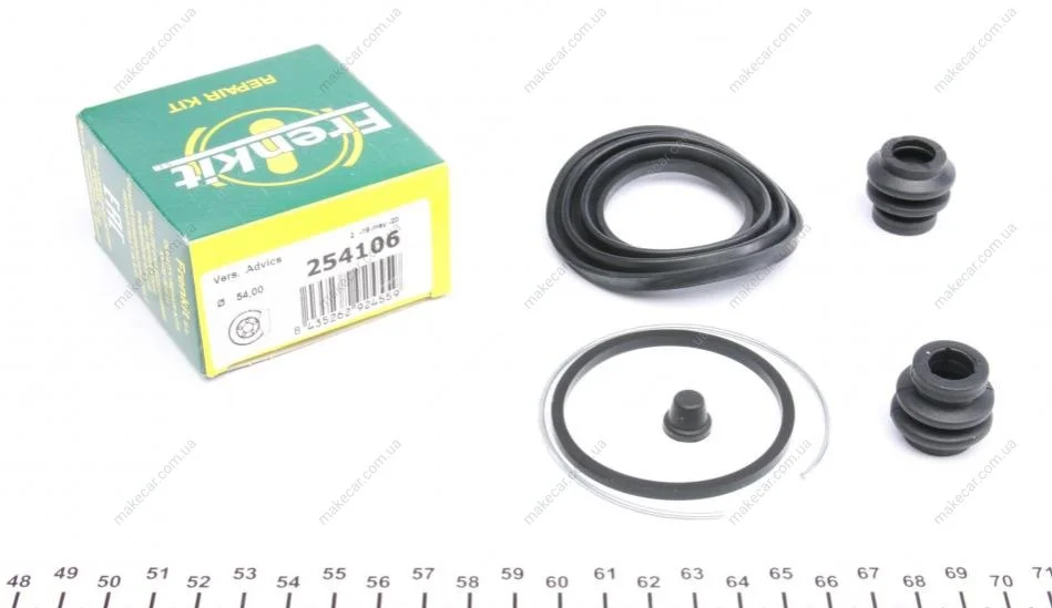 <strong>Ремкомплект гальмівного супорта переднього TOYOTA Prius 03-09 FRENKIT 254106 (фото 1)</strong>