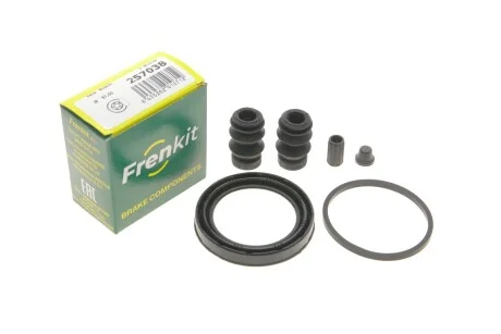 Ремкомплект гальмівного супорта переднього TOYOTA Corolla 07-13, Avensis 03-10, Corolla 13-18; FORD Mondeo III 00-07; FIAT Stilo 01-10, Bravo 07-16; PEUGEOT 308 (T7) 07-19, 308 (T9) 13-, 3008 09-16; OPEL Corsa D 06-15; JAGUAR X-Type 01-09; ALFA ROMEO для Alfa Romeo, Ford, Fiat, Toyota, Opel FRENKIT 257038 фото товару