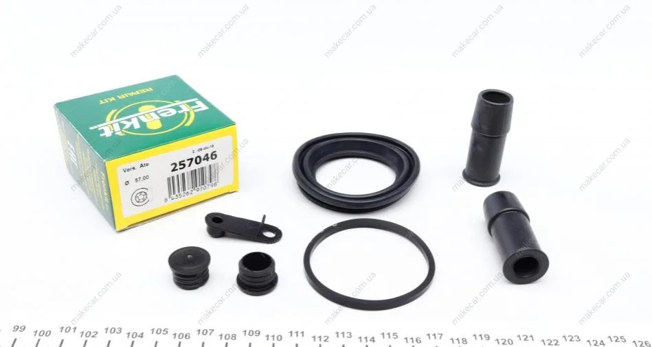 <strong>Ремкомплект гальмівного супорта переднього VW T4 90-03, Sharan 95-10; FORD Galaxy 94-06; SEAT Alhambra 96-10 FRENKIT 257046 (фото 1)</strong>