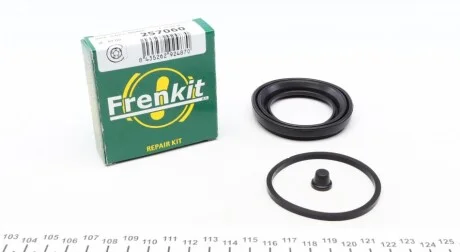 Ремкомплект гальмівного супорта переднього HYUNDAI i-30 FD 07-12, Veloster FS 11-18, ix20 JC 10-19; KIA Ceed ED 07-12; NISSAN Tiida C11 04-12; DAEWOO Rezzo 00-04 для FRENKIT 257060 фото товару