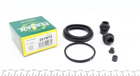 Ремкомплект гальмівного супорта переднього NISSAN Juke 10-19, Teana 08-14, Tiida C11 04-12, Tiida C12 11- для FRENKIT 257073 фото товару